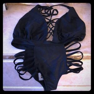 One piece sexy bathing suit